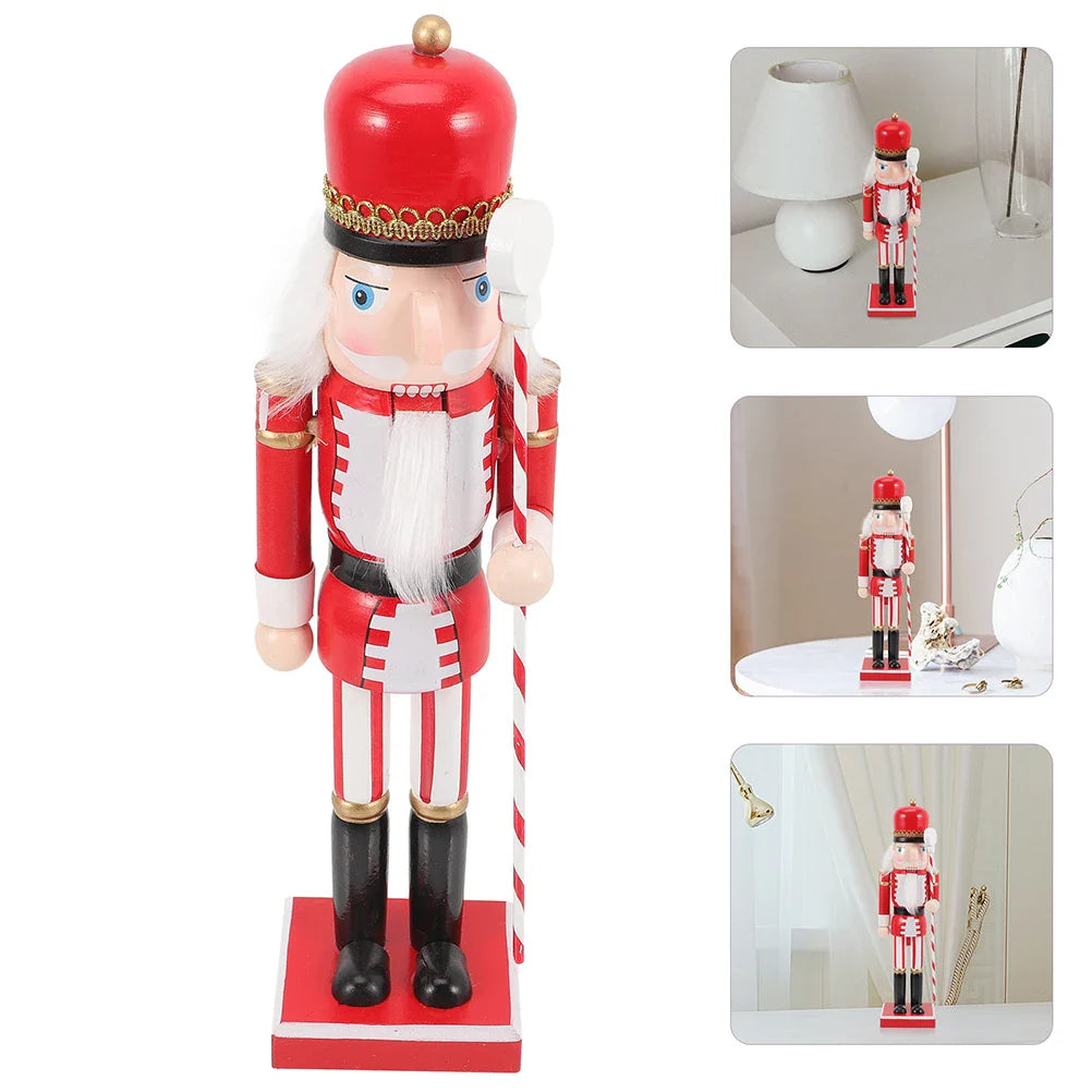 Christmas Nutcracker Soldier Ornament – Traditional Wooden Figurine