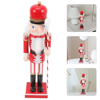 Christmas Nutcracker Soldier Ornament – Traditional Wooden Figurine