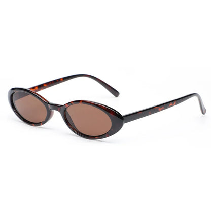 Oval Brown Fashion Sunglasses
