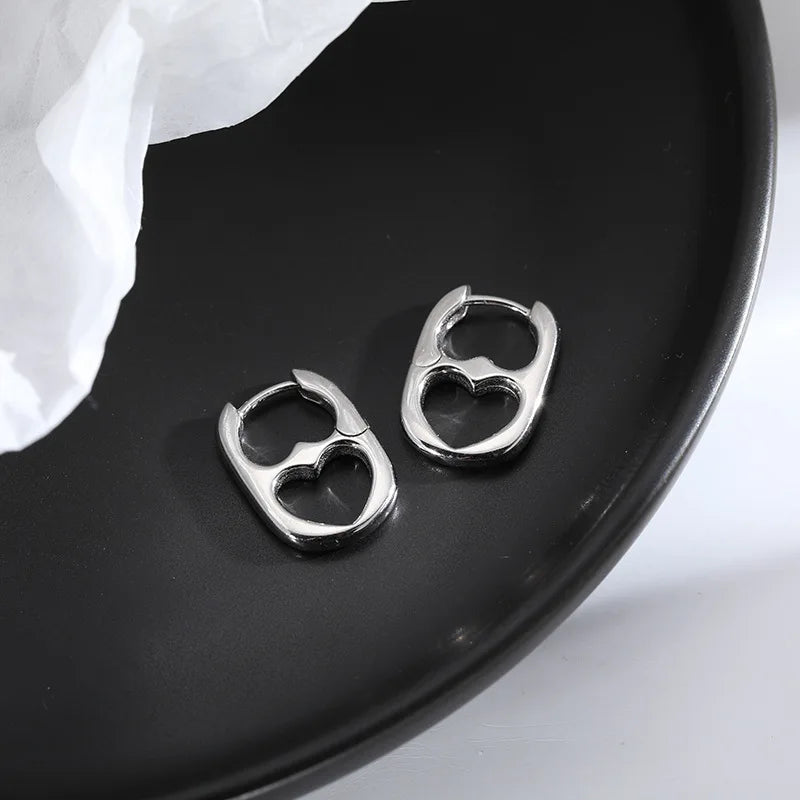 Irregular Metal Clip Earrings
