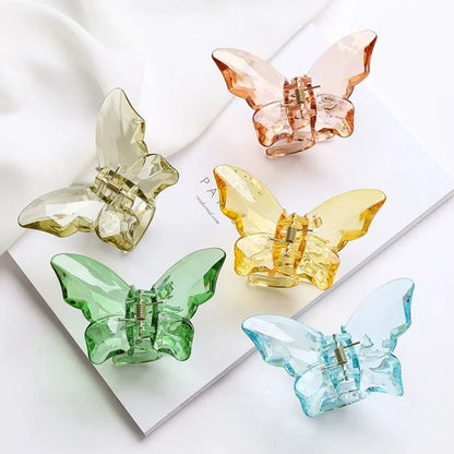Crystal Butterfly Hair Claw