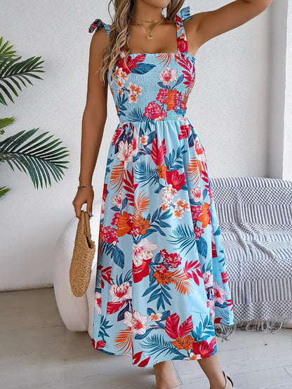 Summer Floral Maxi Dress