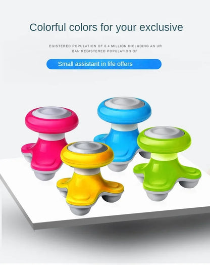 USB Mini Triangle Neck Massager Device
