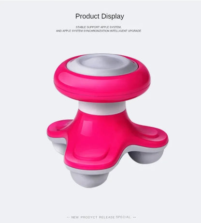 USB Mini Triangle Neck Massager Device