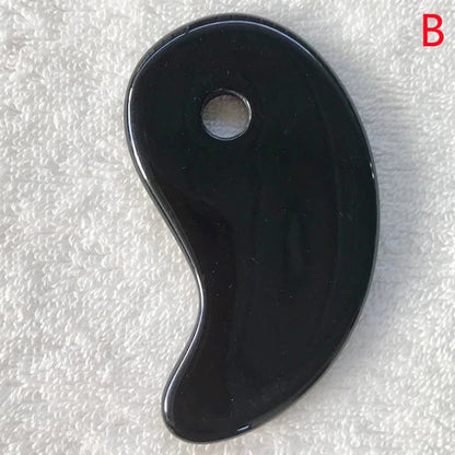 Natural Resin Jade Gua Sha Scraper