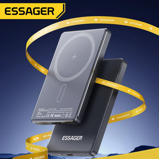⚡ 20W Magnetic Power Bank