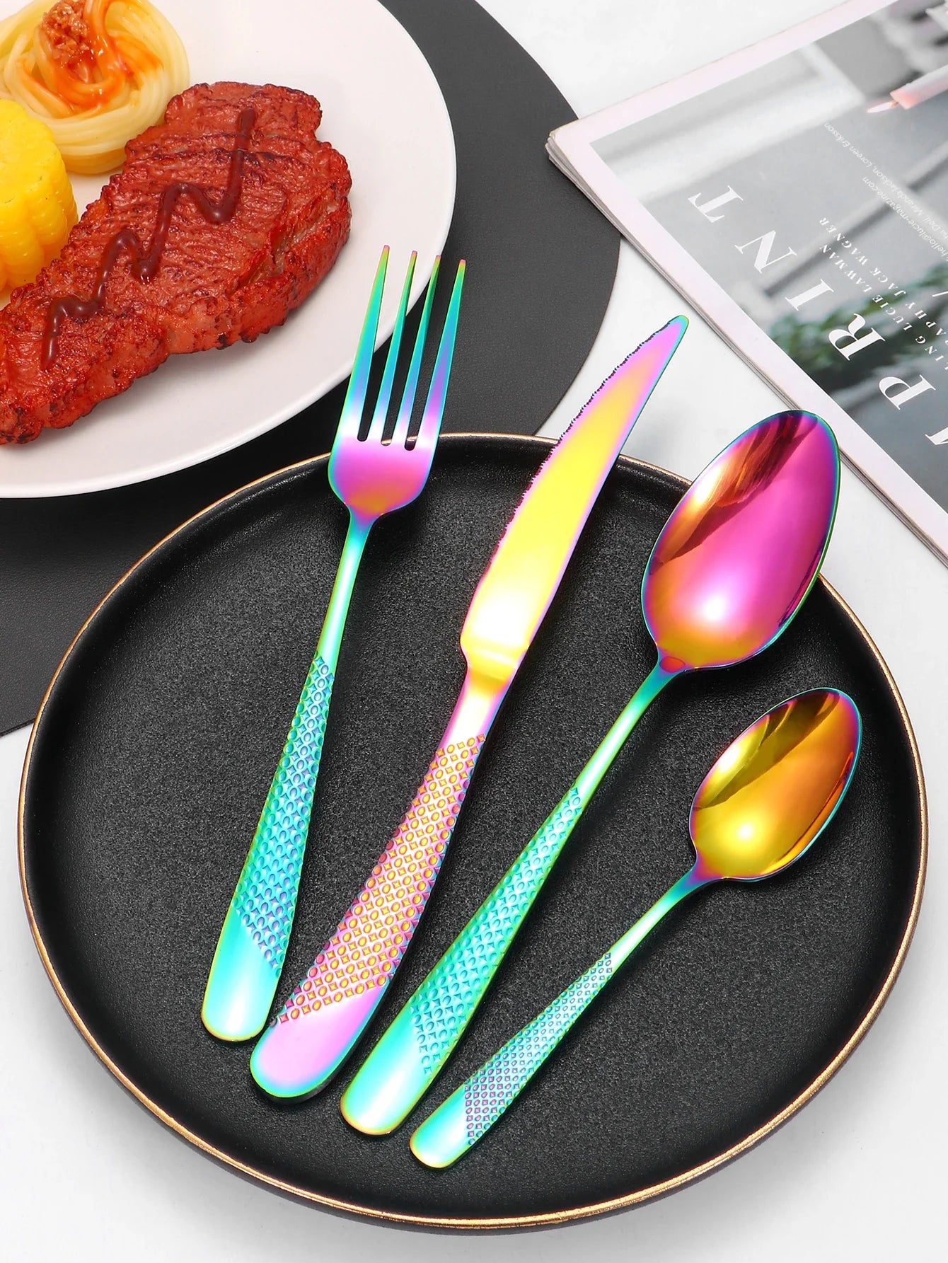 24pc Stainless Steel Cutlery Set