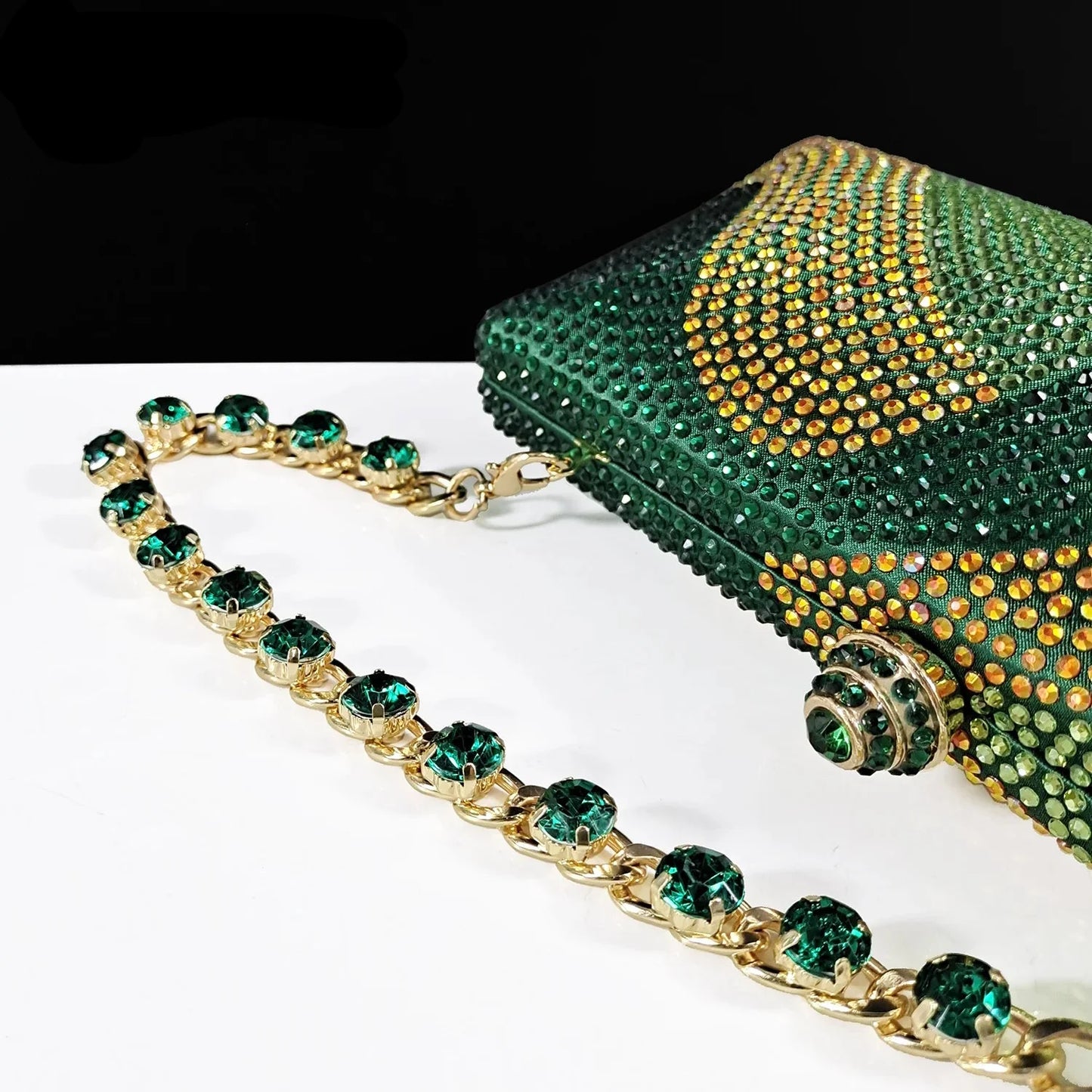 Festive Elegance: Dazzling Crystal Heels