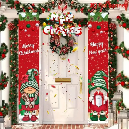 Christmas Santa Door Banner
