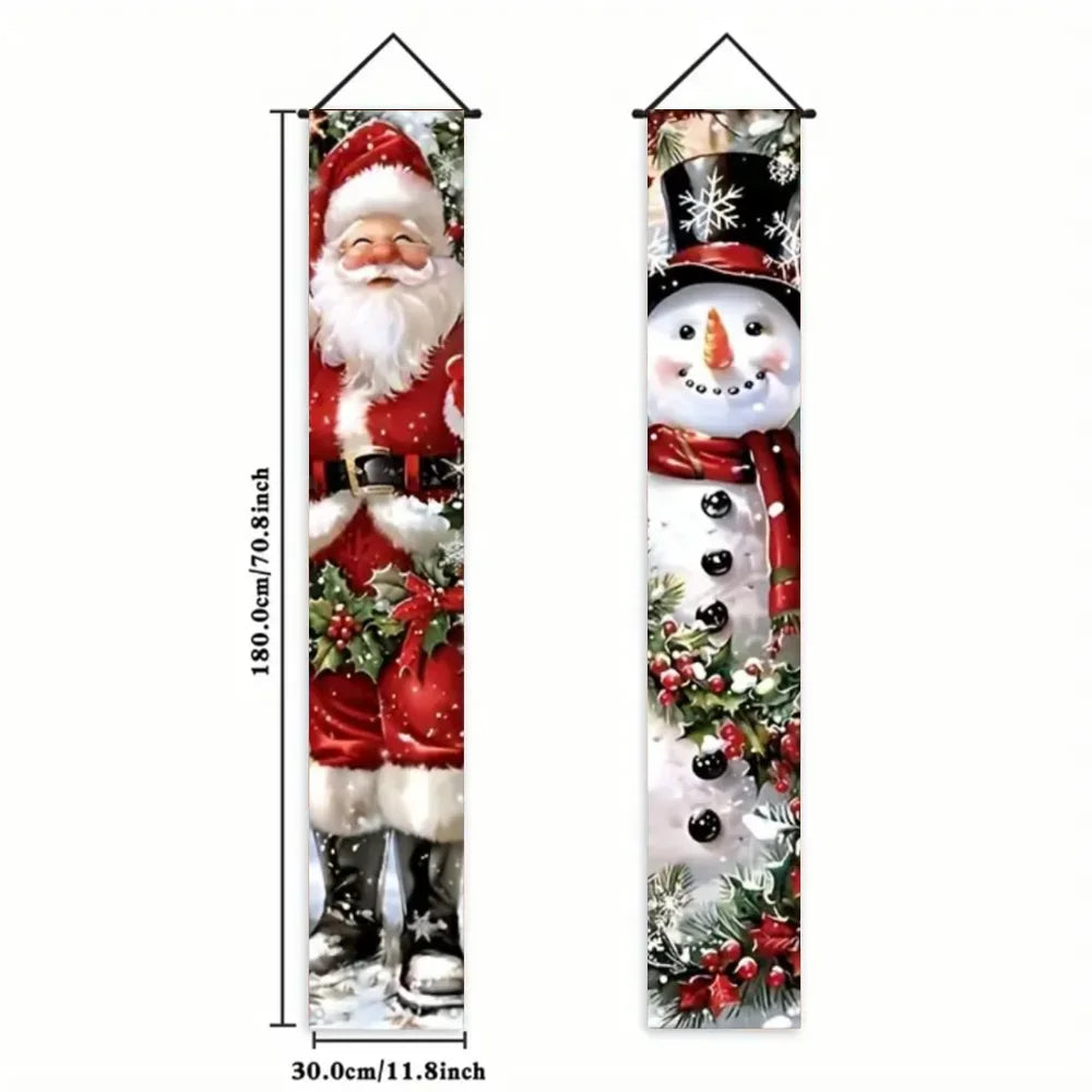 Christmas Santa Door Banner