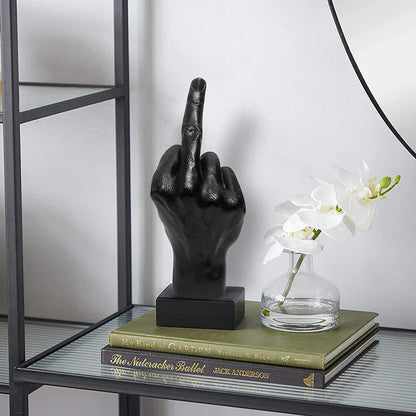 Resin Middle Finger Statue