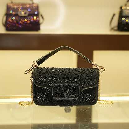 Fashion Diamond Inlay Bag
