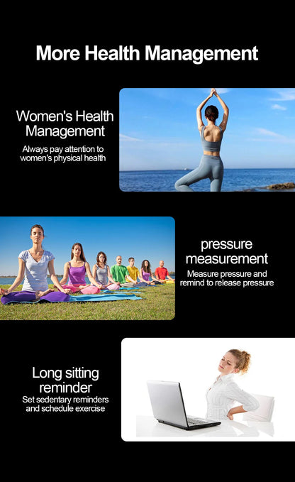 2025 GUHUAVMI Nursing Smartwatch with ECG & Uric Acid Monitor