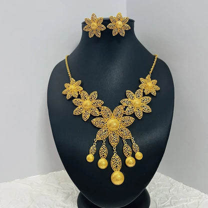 Dubai Gold Bridal Jewelry Set