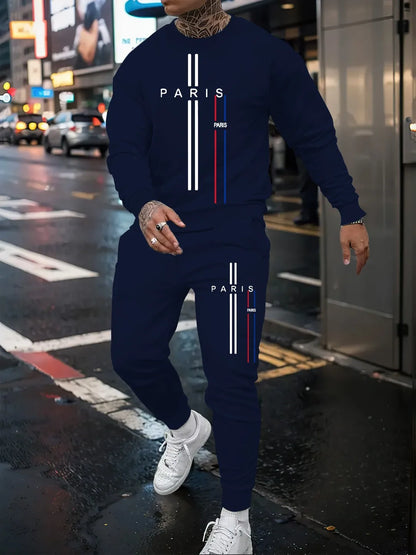 Men Long Sleeve Sports Outfit