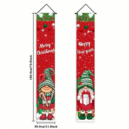 Christmas Santa Door Banner