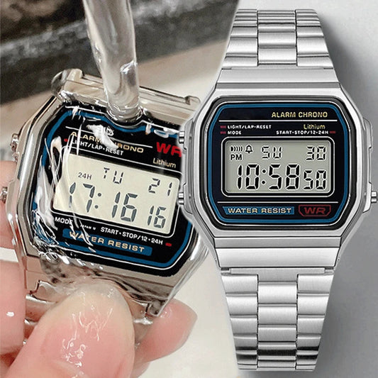 Unisex Retro Digital Watch
