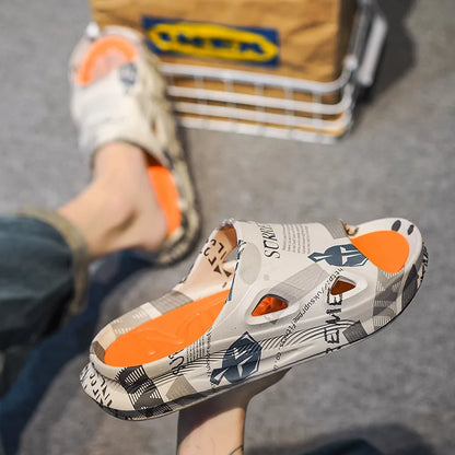 Men's Printed Summer Slides