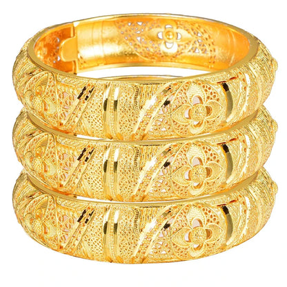Gold Plated Bridal Bangle Bracelet
