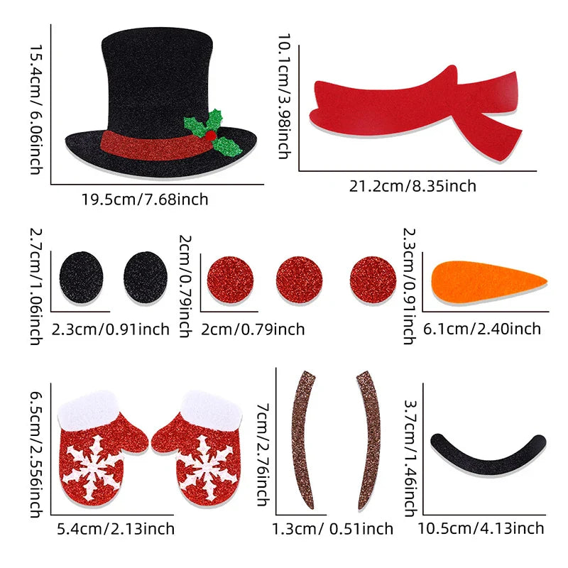 Christmas Door Stickers