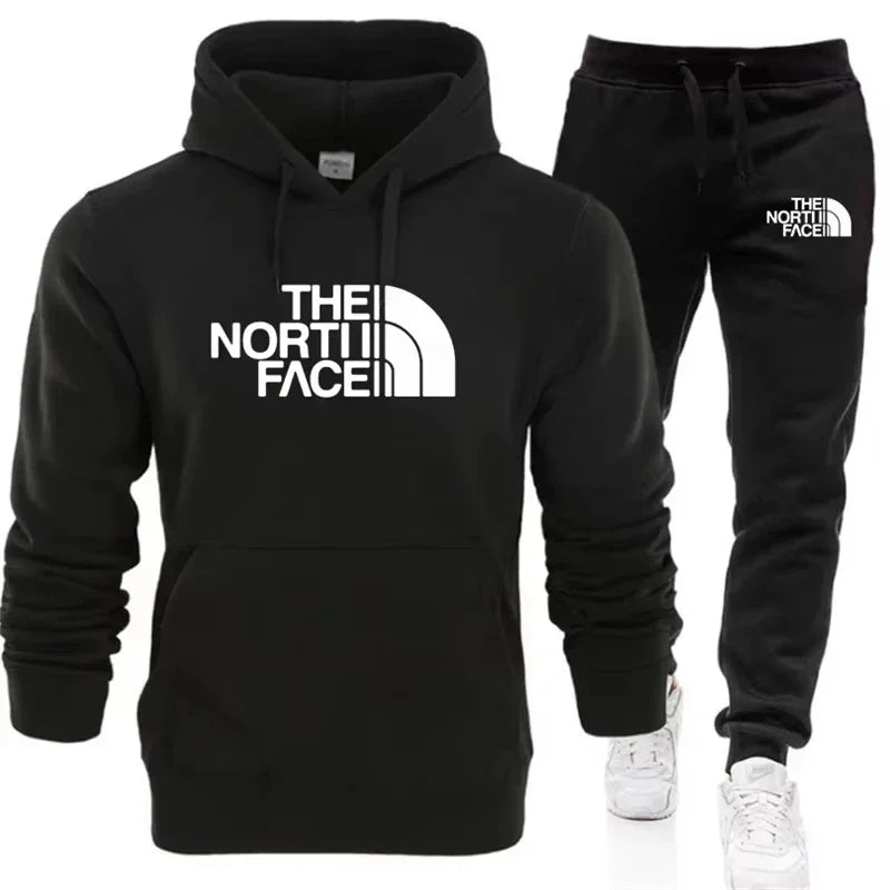 Trendy Printed Men’s Hoodie Set