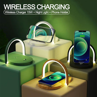 3-in-1 Wireless Charging Lamp