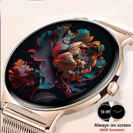 V89 AMOLED Smartwatch for Women – Slim, Stylish & Bluetooth Calling