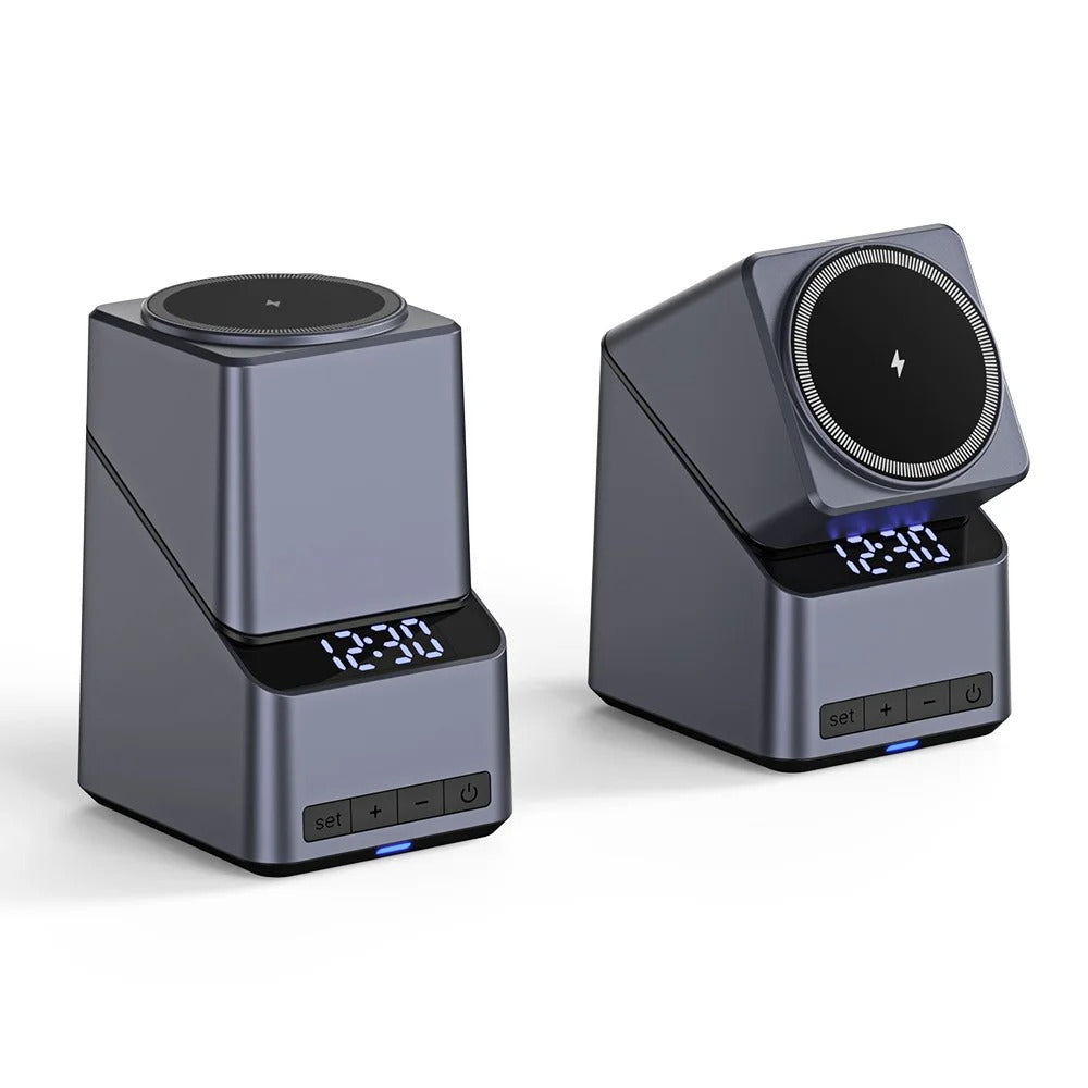 iPhone Rotating Wireless Charging Clock
