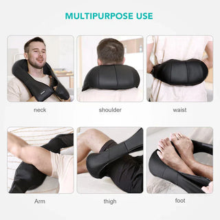 Premium Shiatsu Neck & Back Massager with Soothing Heat